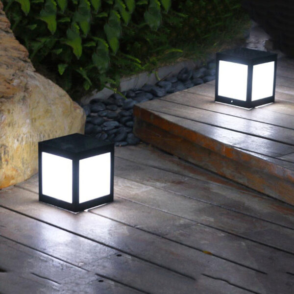 Solar garden lights, landscape lawn wall headlights, waterproof garden lights, plug-in lights - Image 6