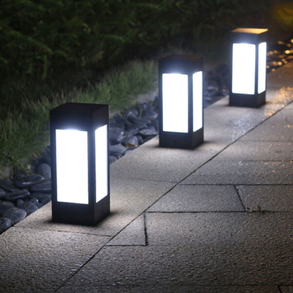 Solar garden lights, landscape lawn wall headlights, waterproof garden lights, plug-in lights - Image 8