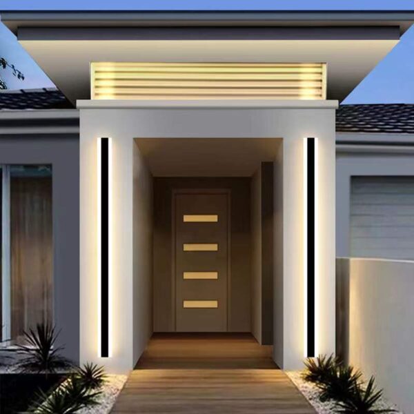 Outdoor Atmosphere Simple Waterproof Line Wall Lamp - Image 4