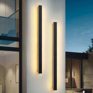 Outdoor Atmosphere Simple Waterproof Line Wall Lamp