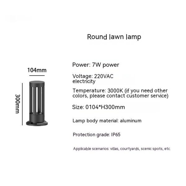 Outdoor Lawn Lamp Waterproof LED Landscape - Image 3