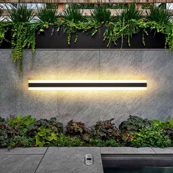 Outdoor Atmosphere Simple Waterproof Line Wall Lamp - Image 5