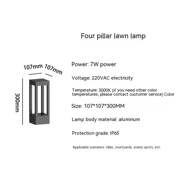 Outdoor Lawn Lamp Waterproof LED Landscape - Image 2