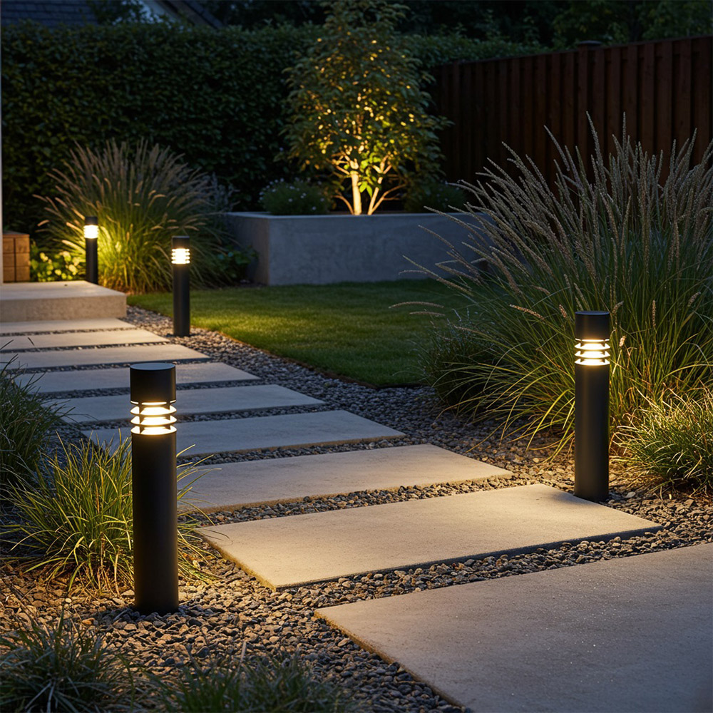 Modern Bollard Lights for pathway