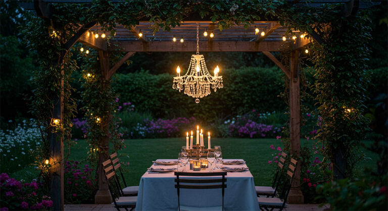 backyard lighting ideas